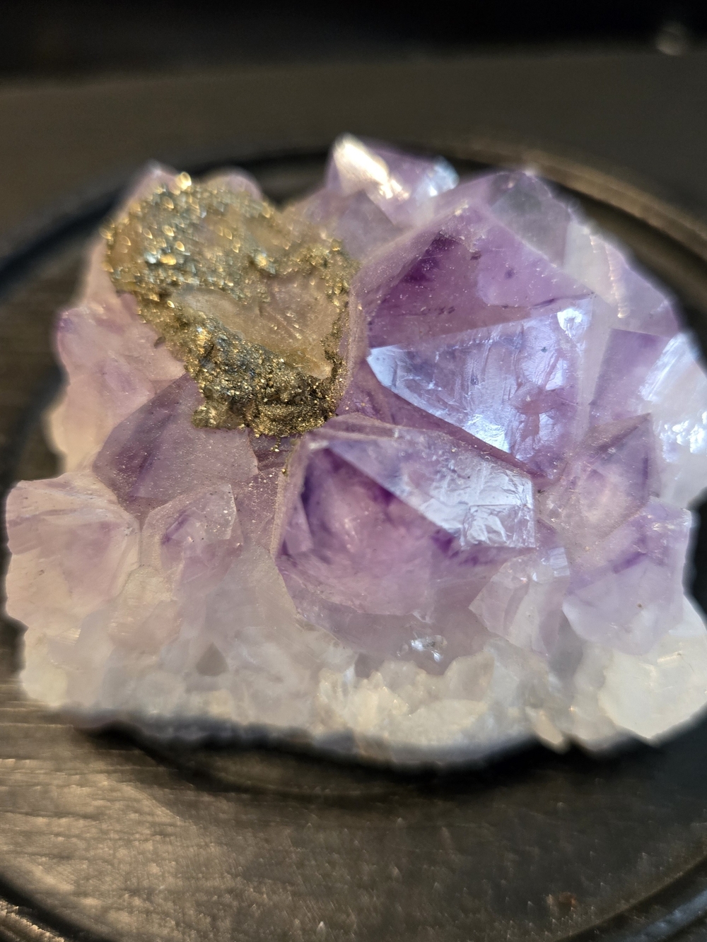 💜✨ Natural Amethyst & Pyrite Crystal Cluster ✨💜 | 7.34 oz